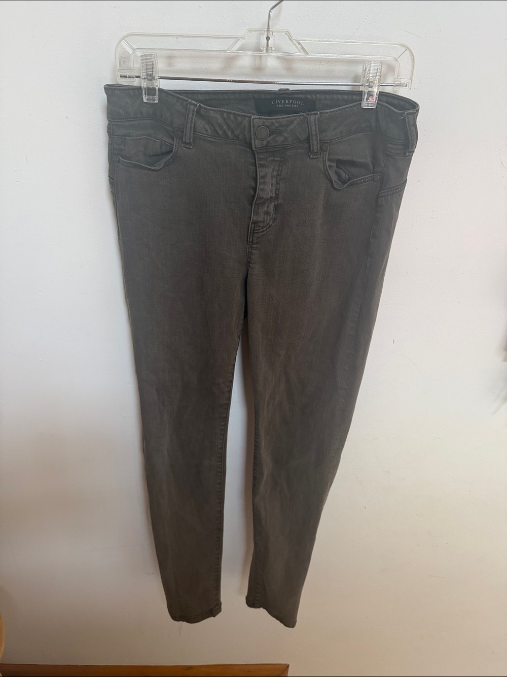 Liverpool Olive Green skinny jeans